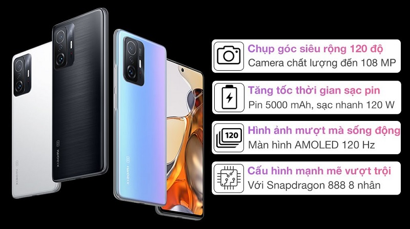 Thông số của Xiaomi 11T Pro ấn tượng